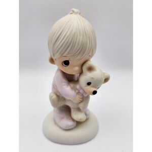 Precious Moments 1 of the original 21, "Jesus Loves Me", Boy‎ with Teddy